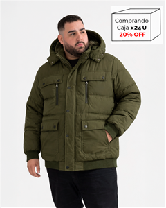 I8641 - Campera Puffer Térmica TALLE ESPECIAL